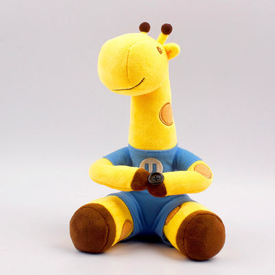 L'OEM bourré mignon de cadeau de Toy For Children de girafe a adapté le traitement aux besoins du client