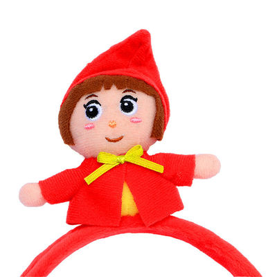 15cm ou poupée mignonne adaptée aux besoins du client d'épingle à cheveux de fille d'agrafes de cheveux de peluche d'images de bande dessinée