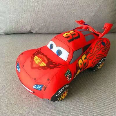 voiture rouge Toy Printing Logo de Mcqueen de voiture bourrée par bande dessinée faite sur commande de 25cm