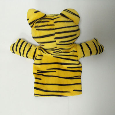 La peluche de Tiger Leopard Plush Animal Puppet de nouveauté joue des marionnettes de main molle