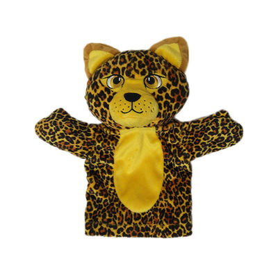 La peluche de Tiger Leopard Plush Animal Puppet de nouveauté joue des marionnettes de main molle