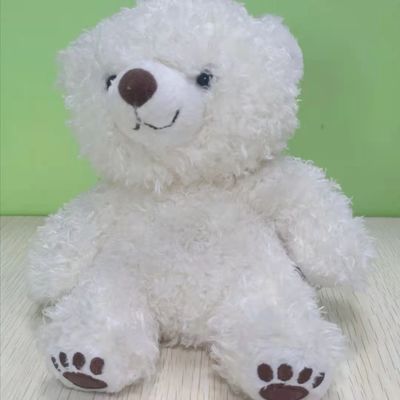18*15cm a personnalisé petit Teddy Bear Washable blanc