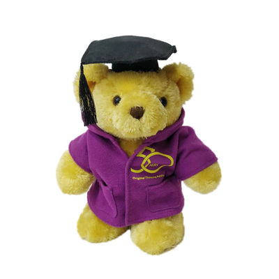 Jouets animaux de chapeau de Teddy Bear Stuffed Toy de peluche faite sur commande Doctorial d'OEM