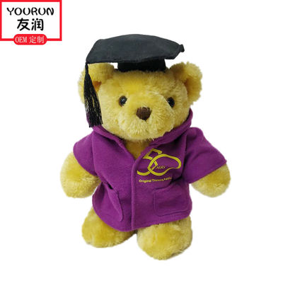 Jouets animaux de chapeau de Teddy Bear Stuffed Toy de peluche faite sur commande Doctorial d'OEM