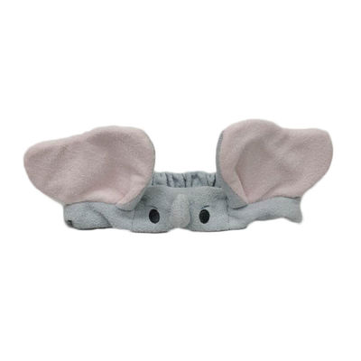 Bande volante mignonne Toy Accessories mou de cheveux de peluche de visage de lavage d'oreille d'éléphant