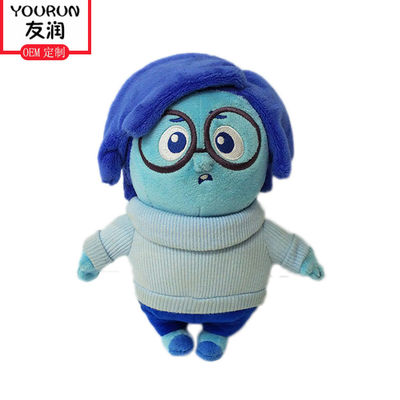 Peluche de bande dessinée avec l'oreiller de sommeil du cadeau des enfants en verre