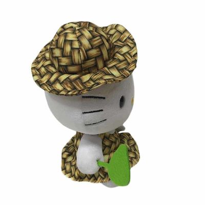 Cadeau du jour des enfants de Kitty Stuffed Animal Plush Toys de chapeau d'usage bonjour