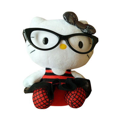 Jouets de peluche de Kitty Stuff Toy Stuffed Animal en verre bonjour