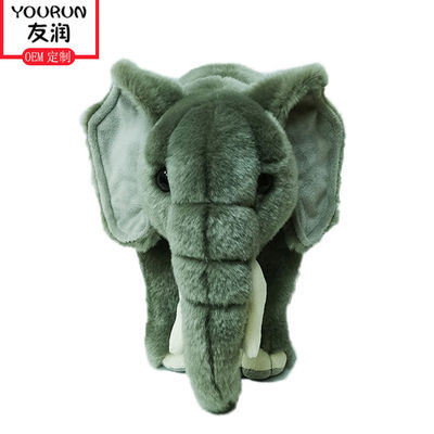 haute poupée Grey Elephant Soft Toy de peluche d'éléphant de simulation de 50cm