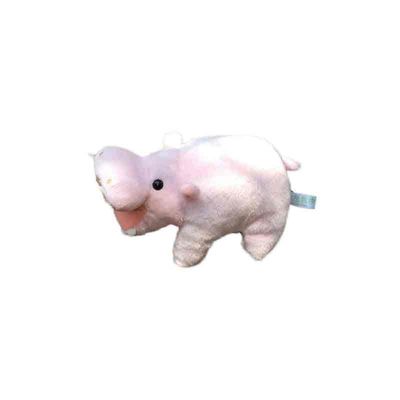 Jouets roses de peluche de peluche d'hippopotame d'enfants de bébé