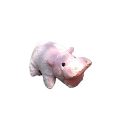 Jouets roses de peluche de peluche d'hippopotame d'enfants de bébé