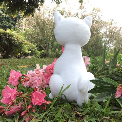Peluche blanche Toy Customized Gift de Cat Soft Toy Stuffed Animal de simulation de 40CM