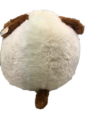 L'oreiller blanc mignon de sommeil de peluche de corgi pour l'OEM de lit a adapté le décor aux besoins du client de maison de peluche