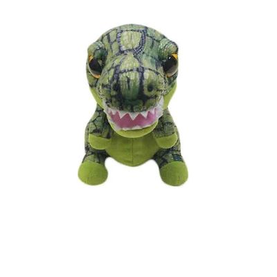OEM de cadeau de S de Toy Children de peluche de dinosaure vert de polyester le ' a adapté aux besoins du client