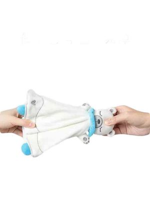 0-1 marionnette de main nouveau-née an de peluche de peluche Toy Baby Comforting Towel
