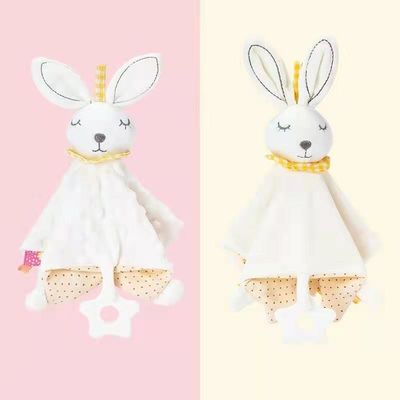 Consolation des serviettes molles de peluche de salive de Toy For Chew Sleeping Baby de peluche de bébé