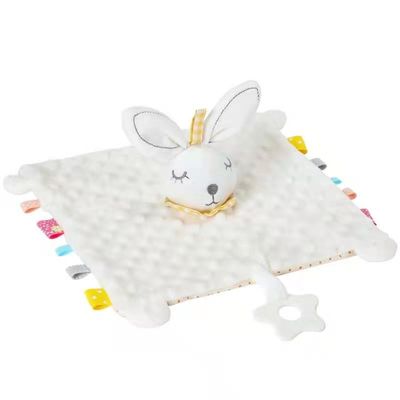 Consolation des serviettes molles de peluche de salive de Toy For Chew Sleeping Baby de peluche de bébé
