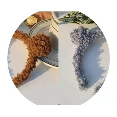 Bandeau de lavage de peluche d'ours d'oreille de peluche de visage antidérapage femelle d'épingle à cheveux
