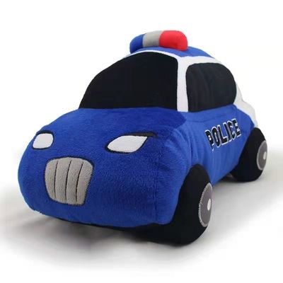 voiture de police de peluche de simulation d'oreiller de peluche de voiture d'OEM de 25cm