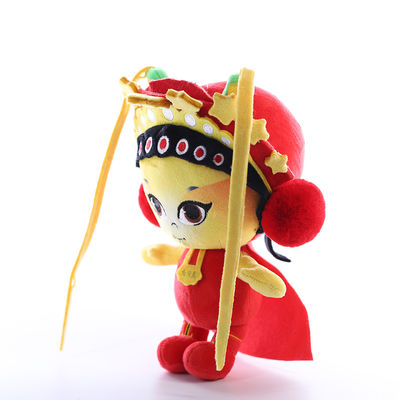 l'opéra chinois rouge de 35cm figure les jouets ISO9001 de peluche de poupée