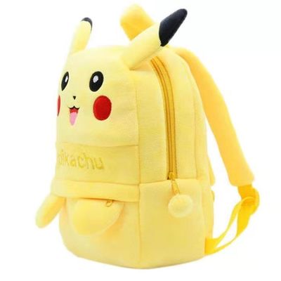 sac à dos d'école de peluche de Pokemon de jardin d'enfants de 25cm*30cm 3-6 ans de sac fait sur commande de peluche