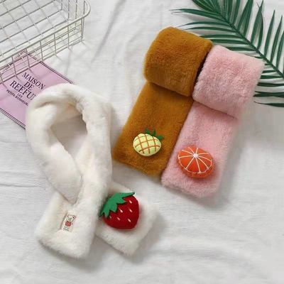Version Toy Accessories mou d'Autumn Winter Plush Scarf Korean des enfants de Thickende
