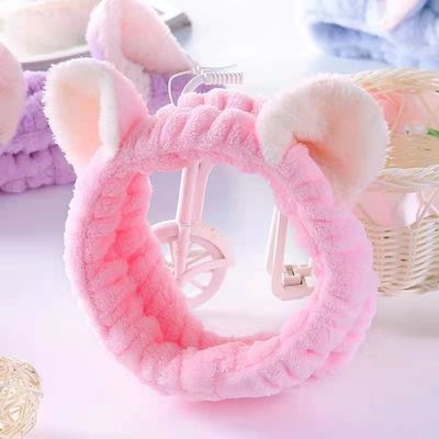 Bande mignonne Toy Accessories mou de cheveux de peluche de bandeau de Cat Ears Simple Makeup Plush