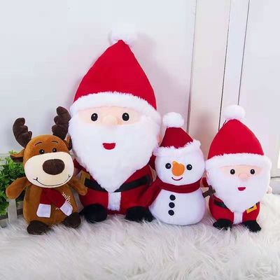 La peluche d'orignaux de Noël présente la peluche Toy For Tree Decorations de Noël
