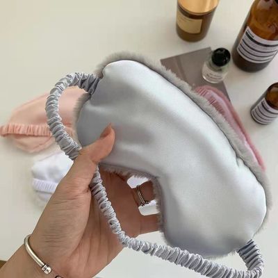 bande élastique Nap Plush Eye Mask Soft Toy Accessories de cheveux de lapin du coeur des filles de 20cm