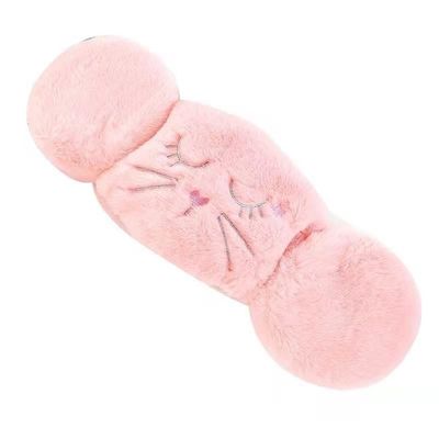 Bouche-oreille de bouche de peluche de bande dessinée avec le sac d'oreille