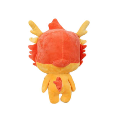 600g 35cm jaunes peu de jouets mous de Dragon Plush Doll Animation Dragon