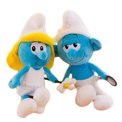 la peluche d'Anime de peluche de Smurf de bande dessinée de 40cm joue le père bleu Blue Sister