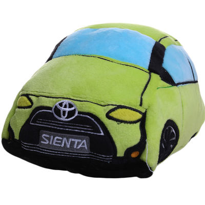la peluche de voiture de bande dessinée bourrée par émulation verte d'enfants de 30cm joue à la mode