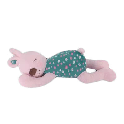 la peluche animale molle de 40cm joue le café ou le rose d'oreiller de peluche de lapin de sommeil