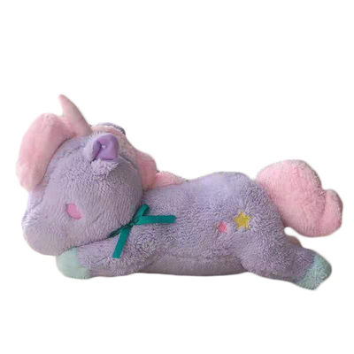 oreiller mignon de sommeil de peluches de cheval de 25cm Gemini Unicorn Soft Toy Cotton Girl