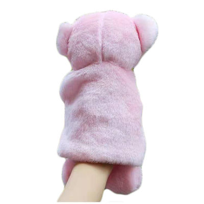 la peluche rose de marionnette de porc de 25cm*15cm joue des appui verticaux d'histoire pour l'enfant de parent de famille
