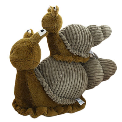 les enfants de peluche d'escargot de 28cm reposent le jouet de peluche d'escargot de garçon de coussin