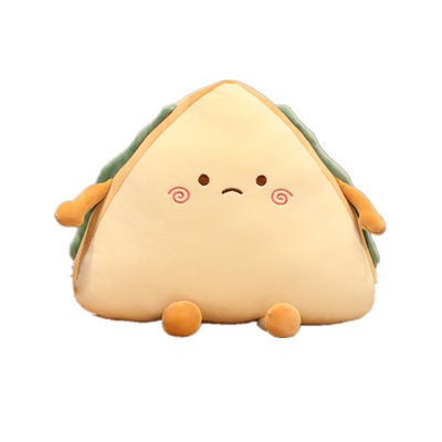 décor mou superbe de maison de peluche d'oreiller de coussin de sandwich à 30cm de poupée mignonne créative de peluche