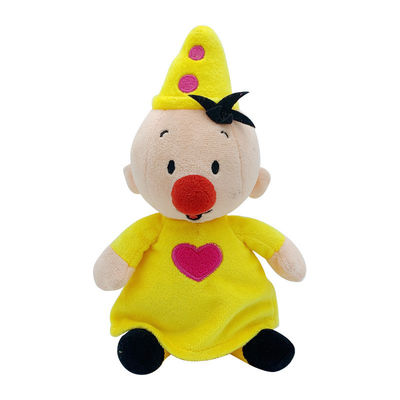 confort de S de Plush Doll Children jaune de clown de 25cm le ' joue des appui verticaux d'histoire pour endormir