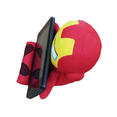 support de bureau rouge de téléphone portable de peluche de Superman Alliance de mode de 13cm nouveau