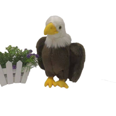 Coton à tête blanche 30cm d'Eagle Stuffed Plush Toys 100% pp ou adapté aux besoins du client