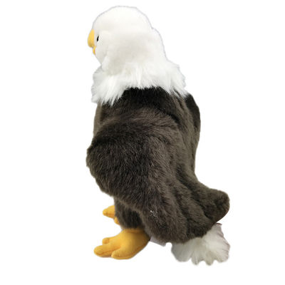 Coton à tête blanche 30cm d'Eagle Stuffed Plush Toys 100% pp ou adapté aux besoins du client