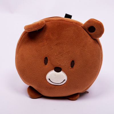 Sac lavable de masque d'oeil de peluche de fois de 15cm pour le voyage
