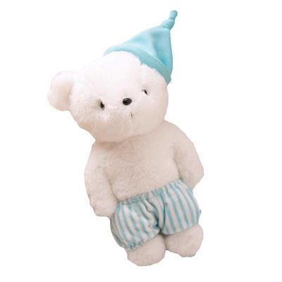 Chapeau lavable de la main 100g Teddy Bear Plush Toys With
