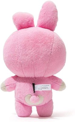 Bébé inodore apaisant la poupée rose de peluche de lapin de 25cm