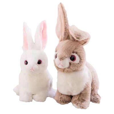 Long Bunny Plush Toy For Baby apaiser d'OEM 30cm