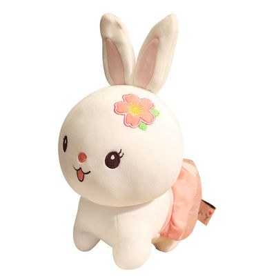 Jouet réaliste lavable de lapin bourré par 30cm de main
