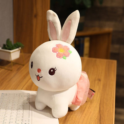 Jouet réaliste lavable de lapin bourré par 30cm de main