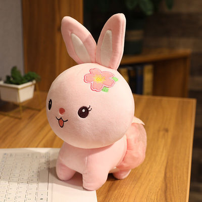 Jouet réaliste lavable de lapin bourré par 30cm de main