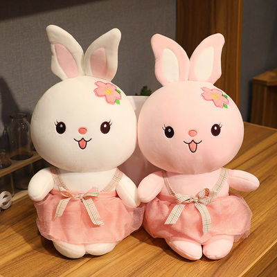 Jouet réaliste lavable de lapin bourré par 30cm de main